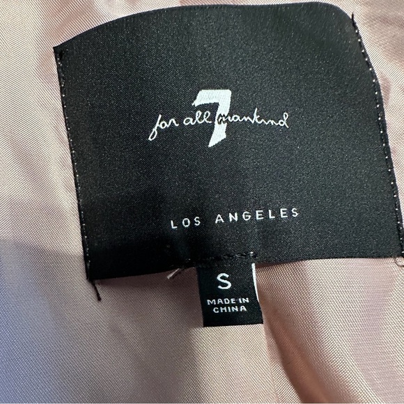 7 for All Mankind Double-Breasted Camel Blazer – Women’s Size Small - Picture 11 of 15